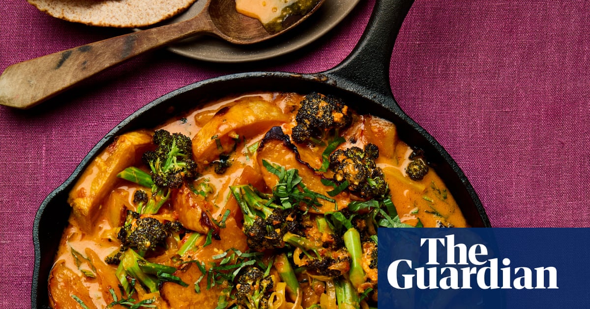 Meera Sodha’s vegan recipe for roast swede and purple sprouting broccoli curry | The new vegan