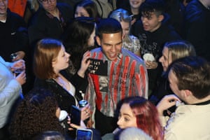 Slowthai at the NME awards.