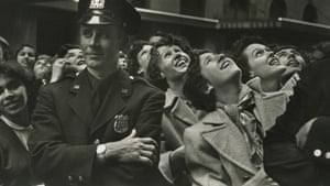 Esther Bubley: NYC, Johnny Ray Fans, Midtown, 1952Esther Bubley moved to Washington, DC, in 1940 to pursue work as a photographer. Later that year in New York Edward Steichen helped her land a temporary position at Vogue magazine. Bubley returned to Washington in 1941 and was hired as a microfilmer in the National Archives. She began taking photographs on the side and eventually was sent on assignments for the Farm Security Administration 