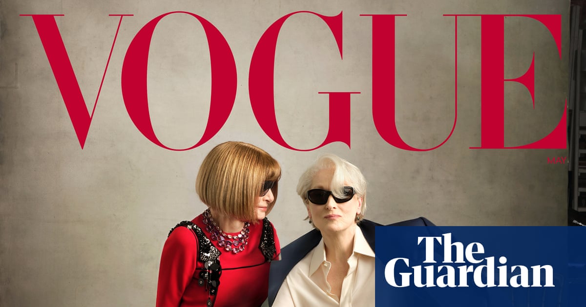 Former Vogue editor Anna Wintour shares cover with Hollywood doppelganger Meryl Streep