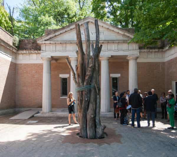 No shows? The American pavilion at the Venice Biennale, before the 2017 edition kicked off.