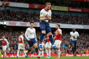 Kane celebrates after the hit