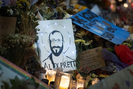 a memorial for Alex Pretti