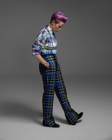 Megan Rapinoe in Vivienne Westwood for The Guardian.