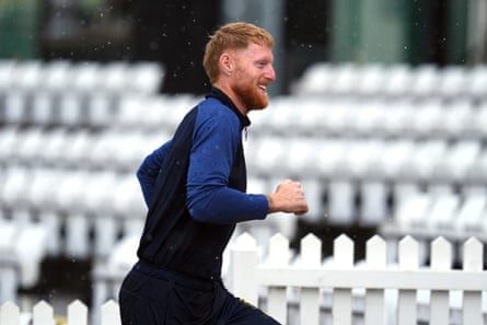 Durham’s Ben Stokes leaves the field