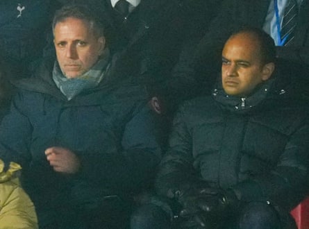 Fabio Paratici (left) and Vinai Venkatesham.