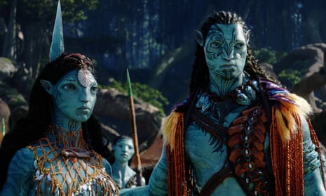 A scene from Avatar, The Way of Water