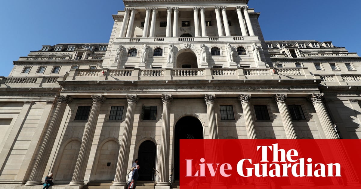 Bank of England hikes interest rates and warns UK to enter recession with inflation to pass 13% – business live