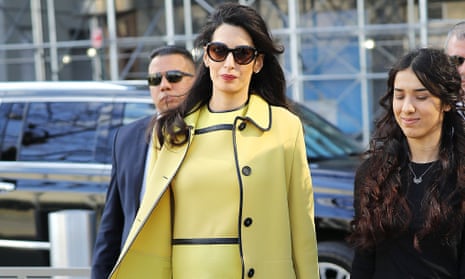 Amal Clooney in New York City on 9 March