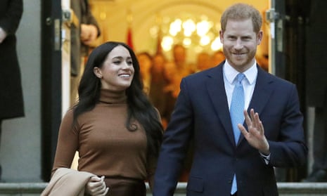 Meghan Markle and Prince Harry in January 2020.