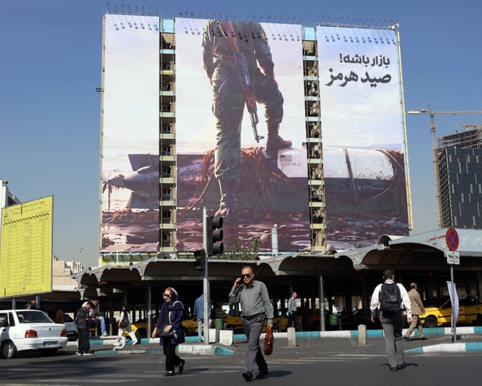 Container ship sinks near strait of Hormuz amid surge in Iranian attacks