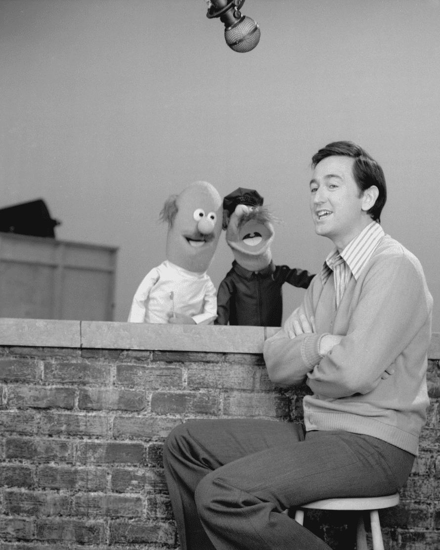 Cast member Bob McGrath, actor and musician, in a segment called The People in Your Neighborhood