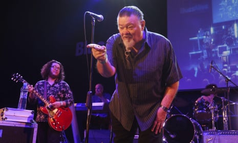 James Harman performing at the Blues Alive festival at Sumperk in the Czech Republic in 2017. 
