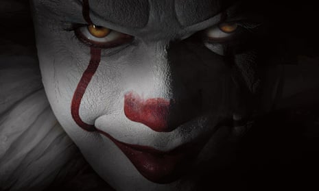 Pennywise the clown, star of Stephen King’s novel It, played by Bill Skarsgård.
