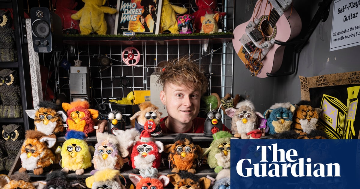 Fireplace up the Furby synth! Meet UK Eurovision entry Look Mum No Laptop at his mind-boggling music museum Fireplace up the Furby synth! Meet UK Eurovision entry Look Mum No Laptop at his mind-boggling music museum