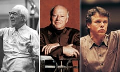 Past masters … from left, conductors Eugen Jochum, Bernard Haitink and Mariss Jansons.