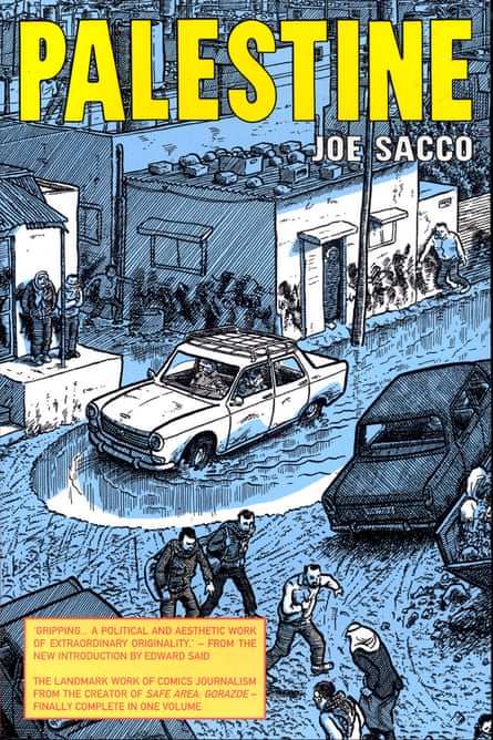 A cover of Palestine by Joe Sacco.