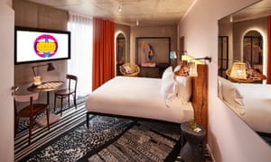 Make yourself at home: one of the quirky rooms in Mama Shelter.