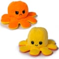 The Official Reversible Octopus plush toy switches from happy to sad.