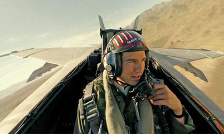Tom Cruise back in the sky as Pete “Maverick” Mitchell.