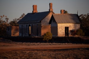 The ruins of the train station at Girilambone.
