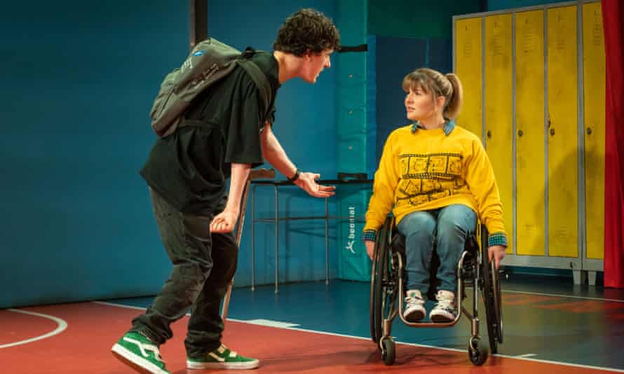 Curtain raiser: with Daniel Monks in Teenage Dick at the Donmar Warehouse.