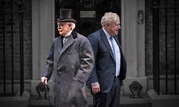 David Lloyd George and Boris Johnson.