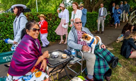 Chris and Purita Gasson lives nearby but this was their first time at Henley Royal Regatta. They often come into Henley to walk their dog called Nikon. He is named after Chris’s love of photography, despite using a digital Canon.
