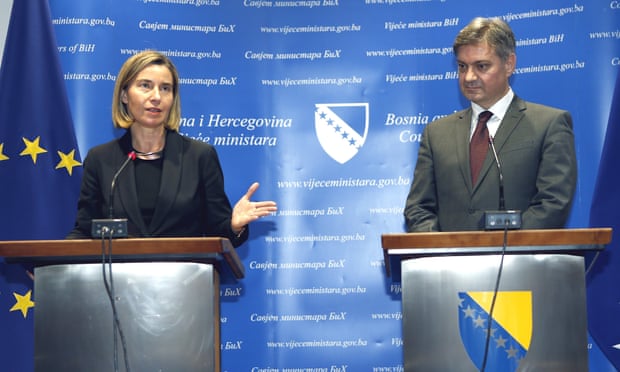 Federica Mogherini visits Bosnia-Herzegovina.