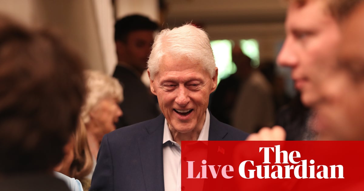 Bill Clinton faces being held in contempt of Congress after he and Hillary refuse to testify in Epstein inquiry – US politics live