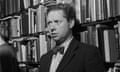 Dylan Thomas<br>1st May 1952: Welsh author Dylan Thomas (1914 - 1953) standing in front of a bookshelf at the Gotham Book Shop during a reception held in his honor, New York City. (Photo by Hulton Archive/Getty Images) white;format landscape;male;Roles Occupations;Personality;Welsh;British;North America;G2282/008