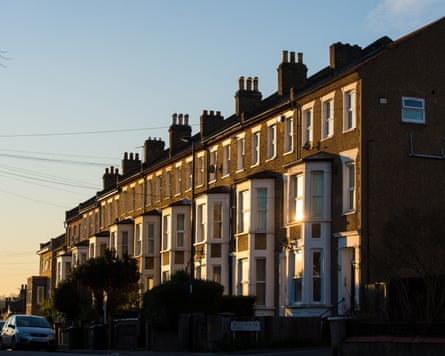 Terrace houses in south-east London