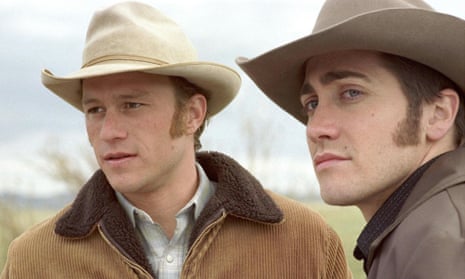 Cold comfort … Heath Ledger (left) and Jake Gyllenhaal in Brokeback Mountain.