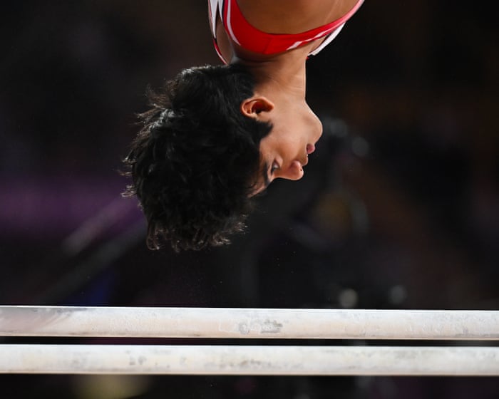 Commonwealth Games 2026: men’s gymnastics team final, first swimming golds – live