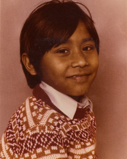 Ahmed Iqbal Ullah, young boy posing for photo.