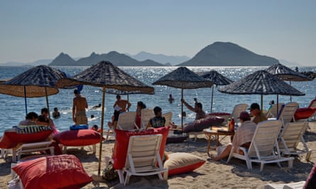 Turgutreis beach, Turkey.