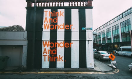 Think and Wonder mural in Dublin painted to mark mental health month