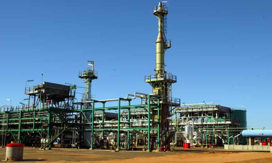 Mozambique’s Sasol’s gas project is seen in Temane