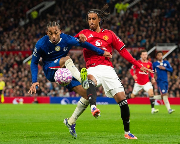 Ruben Amorim treinando o Manchester United