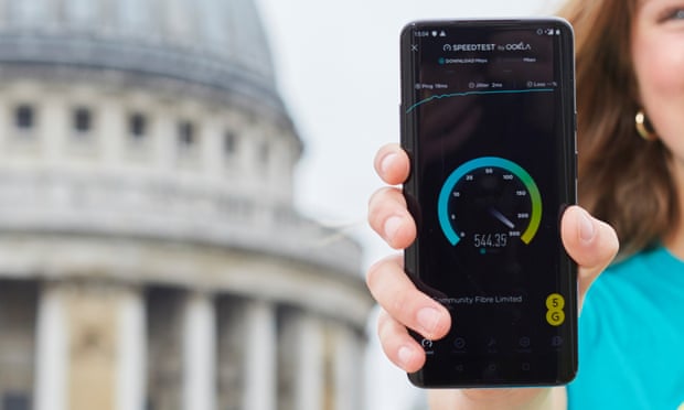 Speeds in St. Pauls were some of the highest in London.