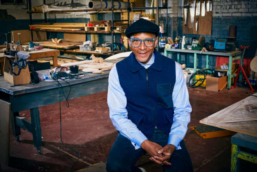 Jay Blades in Jay’s Yorkshire Workshop.