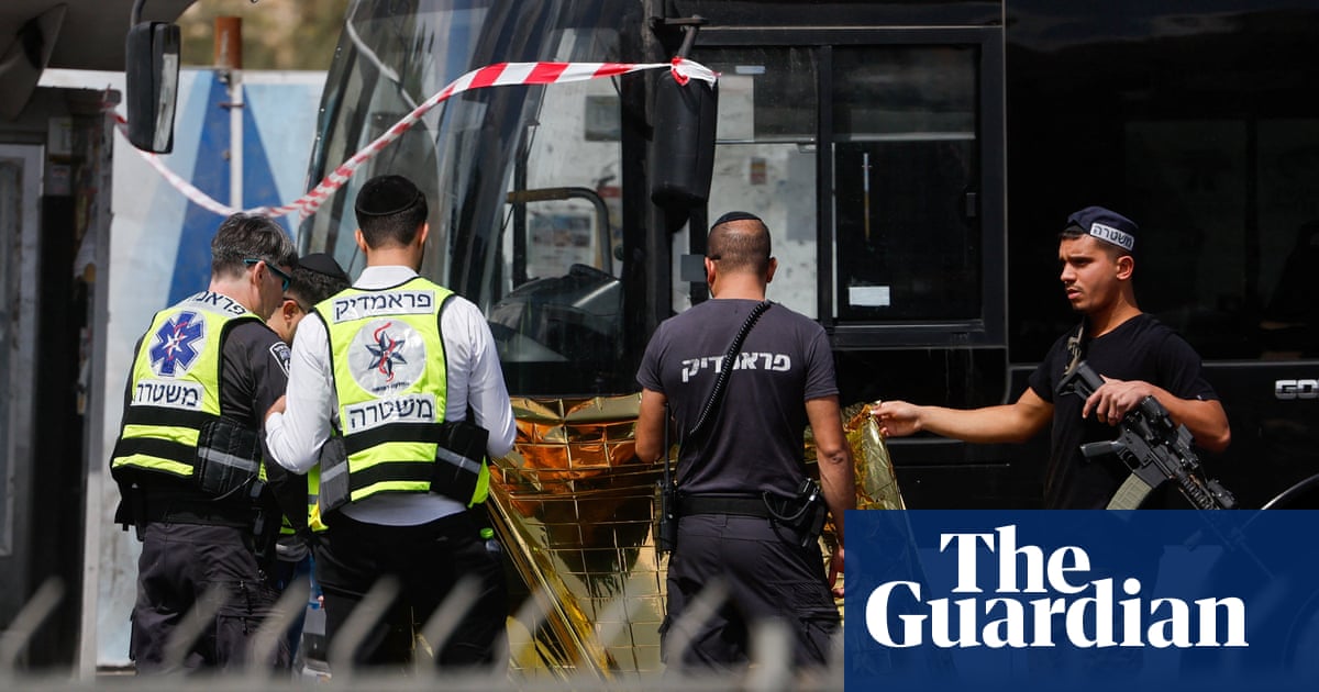 Palestinian gunmen kill six people at Jerusalem bus stop