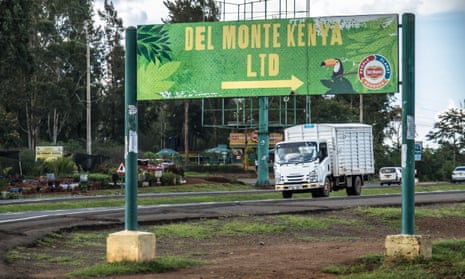 Del Monte shop at the Thika Highway, Kenya. 
