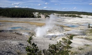 The Norris Geyser Basin in Yellowstone national park, Wyoming, where Colin Scott died.