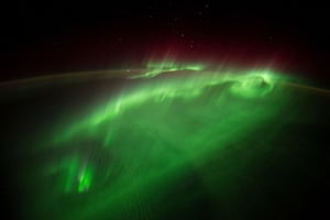 Aurora is captured in this photo taken from the International Space Station and posted by European Space Agency astronaut Alexander Gerst to social media on August 29, 2014. Crewmembers on the space station photograph the Earth from their unique point of view located 200 miles above the surface. REUTERS/NASA/ESA/Alexander Gerst/Handout (OUTER SPACE - Tags: ENVIRONMENT SCIENCE TECHNOLOGY) FOR EDITORIAL USE ONLY. NOT FOR SALE FOR MARKETING OR ADVERTISING CAMPAIGNS. THIS IMAGE HAS BEEN SUPPLIED BY A THIRD PARTY. IT IS DISTRIBUTED, EXACTLY AS RECEIVED BY REUTERS, AS A SERVICE TO CLIENTS - TM3EA99181401
