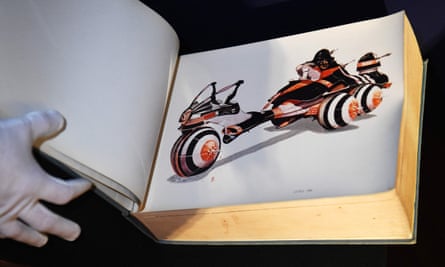 Inside the book of concept art for Jodorowsky’s Dune, displayed at Christie’s in Paris in November.