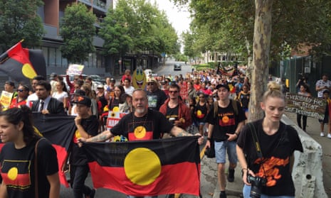 The Invasion Day march in Sydney, 2016