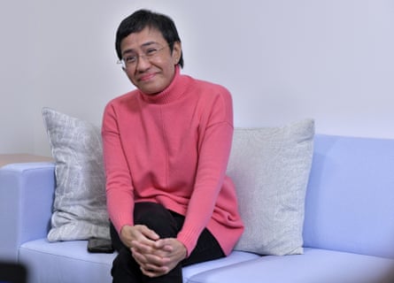 ‘She saw the future and knew how it didn’t work for democracy’: Maria Ressa in November 2021