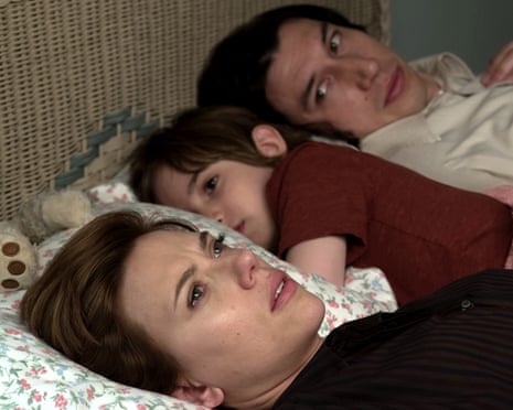 Scarlett Johansson and Adam Driver in Marriage Story.