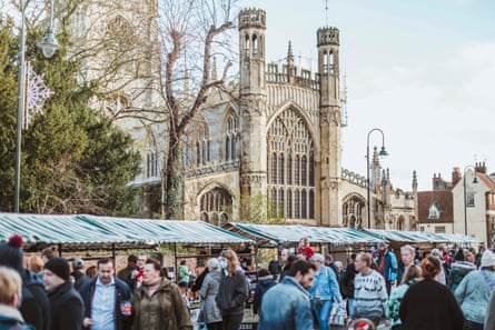 Beverley Festival of Christmas stalls